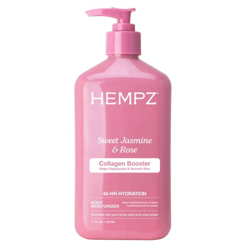 Зволожуюче молочко для тіла «Солодкий жасмин-Роза» з колагеном Hempz Sweet Jasmine & Rose Herbal Body Moisturizer 500 мл Зволожуюче молочко для тіла «Солодкий жасмин-Роза» з колагеном Hempz Sweet Jasmine & Rose Herbal Body Moisturizer 500 мл