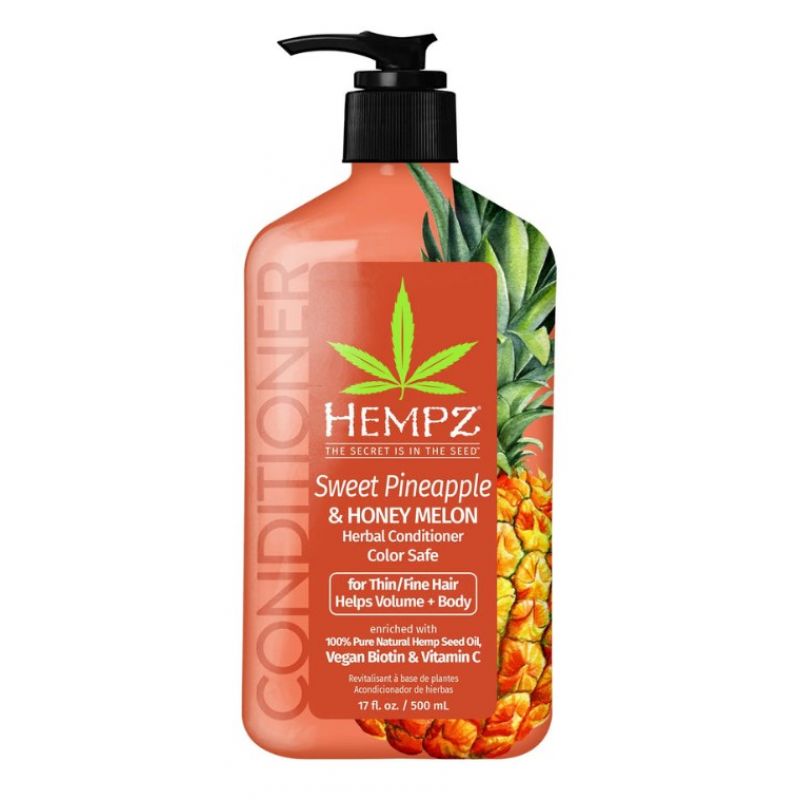 Кондиціонер для об'єму Ананас та Медова Диня Hempz Sweet Pineapple Honey Melon Conditioner Кондиціонер для об'єму Ананас та Медова Диня Hempz Sweet Pineapple Honey Melon Conditioner