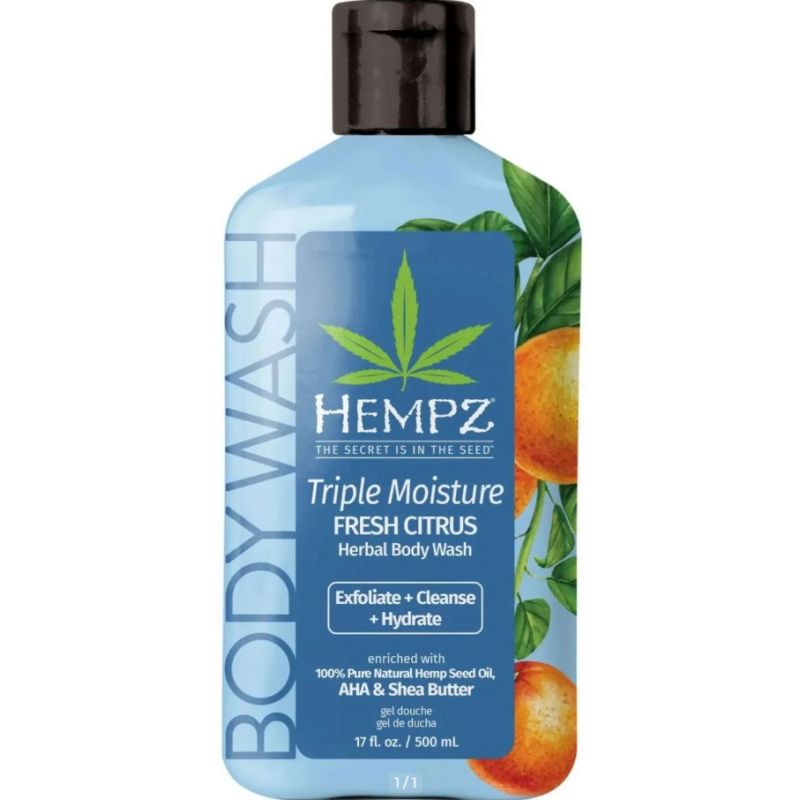 Гель-крем для душу Потрійне зволоження Hempz Triple Moisture Fresh Citrus Body Wash 500 мл Гель-крем для душу Потрійне зволоження Hempz Triple Moisture Fresh Citrus Body Wash 500 мл
