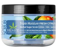 Скраб для тіла Потрійне зволоження Hempz Triple Moisture Fresh Citrus Herbal Sugar Scrub 176 г
