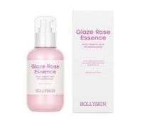 HOLLYSKIN Мультифункціональна трояндова мікроемульсія для обличчя Glaze Rose Essence, 200 мл