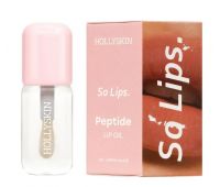 HOLLYSKIN Зволожувальна олія для губ So Lips. Peptide Lip Oil 001. Lemon Glaze, 4 мл