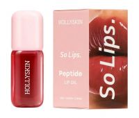 HOLLYSKIN Зволожувальна олія для губ So Lips. Peptide Lip Oil 008. Cherry Toffee, 4 мл