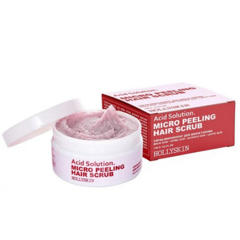 Скраб для шкіри голови і волосся HOLLYSKIN Acid Solution, 130г Скраб для шкіри голови і волосся HOLLYSKIN Acid Solution, 130г