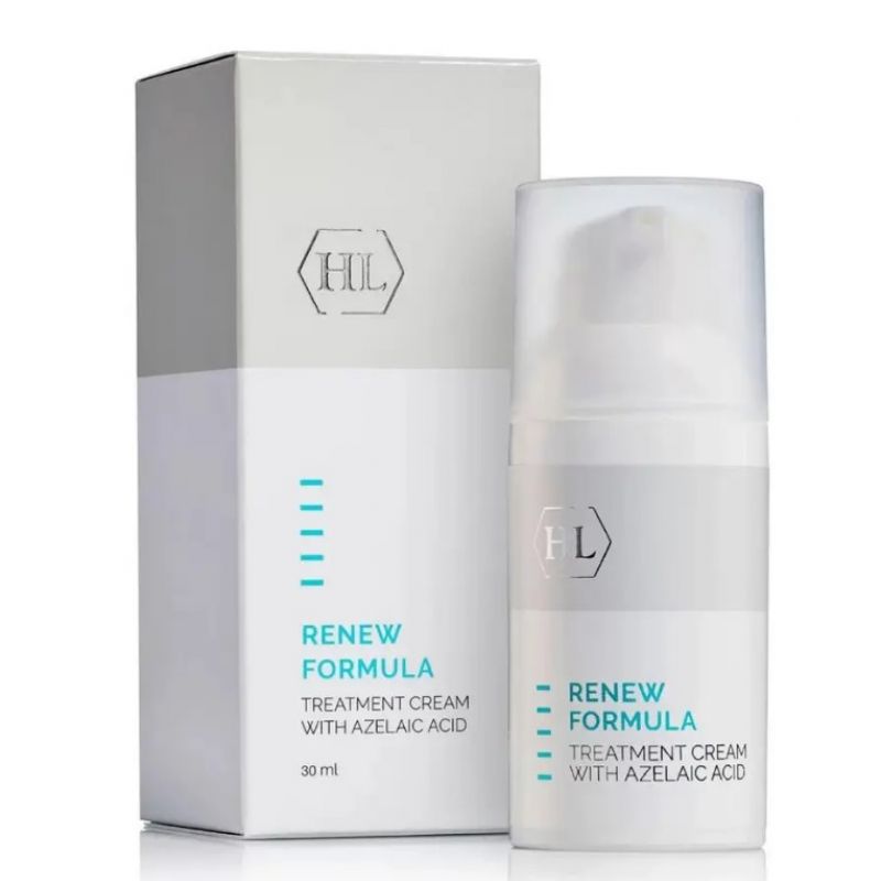 Лікувальний крем з азелаїновою кислотою Holy Land Renew Formula Treatment Cream With Azelaic Acid 30 мл Лікувальний крем з азелаїновою кислотою Holy Land Renew Formula Treatment Cream With Azelaic Acid 30 мл