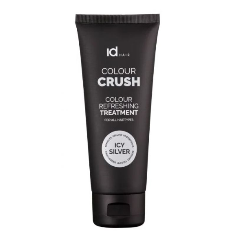 Тонуюча маска для оновлення кольору IdHAIR Colour Crush Treatment Icy Silver 100 мл Тонуюча маска для оновлення кольору IdHAIR Colour Crush Treatment Icy Silver 100 мл