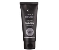 Тонуюча маска для оновлення кольору IdHAIR Colour Crush Treatment Titanium Grey 100 мл Тонуюча маска для оновлення кольору IdHAIR Colour Crush Treatment Titanium Grey 100 мл