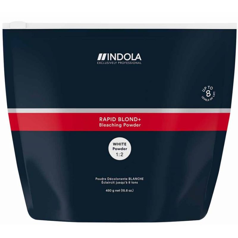 Безпиловий порошок, що освітлює, білий Indola Profession Rapid Blond+ White Dust-Free Powder 450 гр Безпиловий порошок, що освітлює, білий Indola Profession Rapid Blond+ White Dust-Free Powder 450 гр