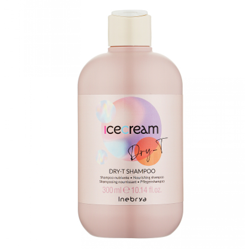 Шампунь для сухого, фарбованого та кучерявого волосся Inebrya Ice Cream Dry-T Shampoo Шампунь для сухого, фарбованого та кучерявого волосся Inebrya Ice Cream Dry-T Shampoo