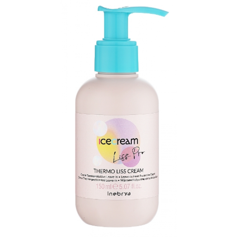 Термозахисний крем для волосся Inebrya Ice Cream Liss Pro Thermo Liss Cream 150 мл Термозахисний крем для волосся Inebrya Ice Cream Liss Pro Thermo Liss Cream 150 мл