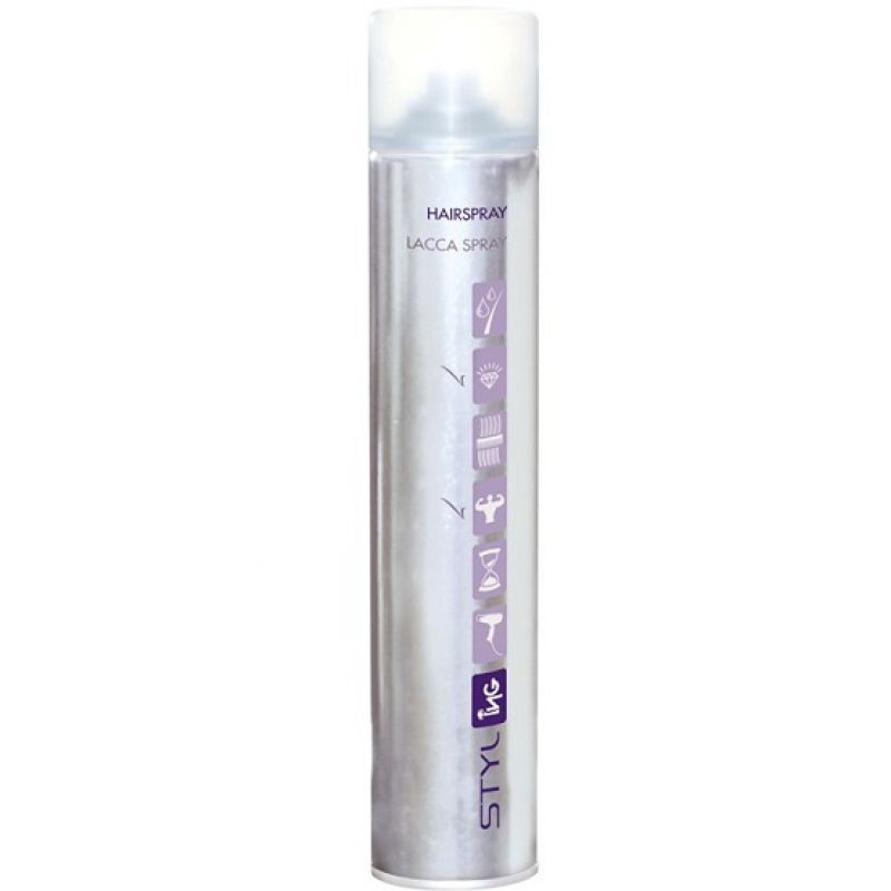 Лак-спрей сильної фіксації 3 ING Styling Strong Fixing Haispray Lacca 500 мл Лак-спрей сильної фіксації 3 ING Styling Strong Fixing Haispray Lacca 500 мл