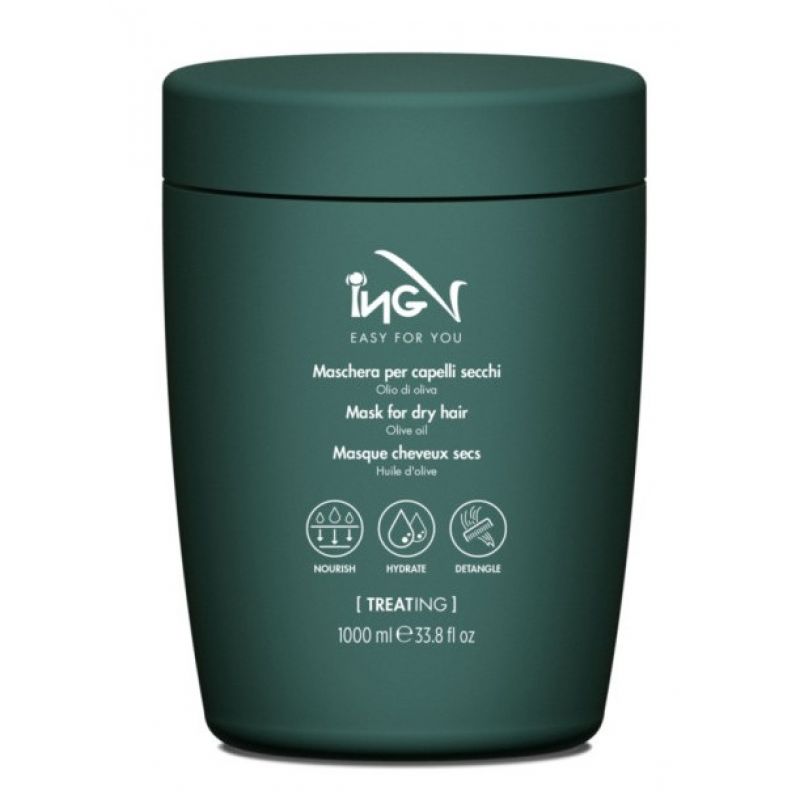 Маска для сухого волосся ING Professional Treat-ING Treating Mask For Dry Hair, 1000 мл Маска для сухого волосся ING Professional Treat-ING Treating Mask For Dry Hair, 1000 мл