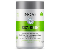 Зволожуюча маска для волосся з вітаміном Е Ідеальний колір без сульфатів Inoar Cicatri-Fios Hydration Mask, 1000 мл Зволожуюча маска для волосся з вітаміном Е Ідеальний колір без сульфатів Inoar Cicatri-Fios Hydration Mask, 1000 мл