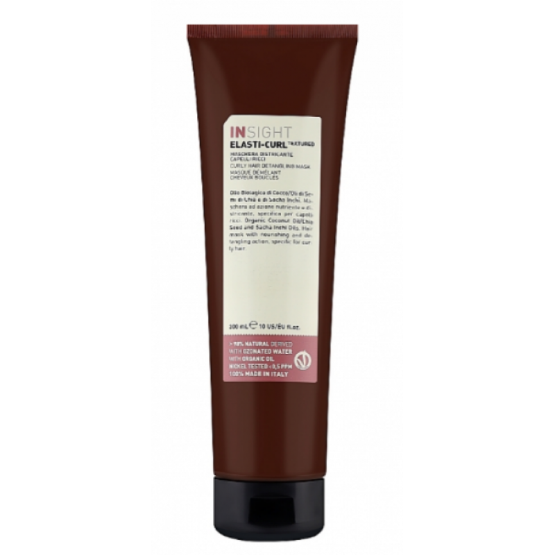 Маска для розплутування в'юнкого волосся Insight Elasti-Curl Textured Curly Hair Detangling Mask 300 мл Маска для розплутування в'юнкого волосся Insight Elasti-Curl Textured Curly Hair Detangling Mask 300 мл