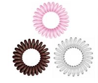 Invisibobble Резинка-браслет для волосся коричнева, прозора, ніжно-рожева