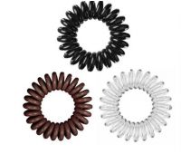 Invisibobble Резинка-браслет для волосся прозора, коричнева, чорна Invisibobble Резинка-браслет для волосся прозора, коричнева, чорна