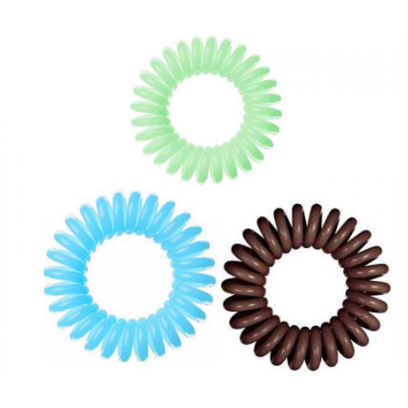 Invisibobble Резинка-браслет для волосся блакитна, коричнева, м'ятна Invisibobble Резинка-браслет для волосся блакитна, коричнева, м'ятна