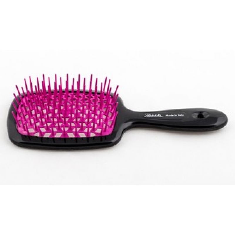 Гребінець Janeke 1830 Superbrush Чорна з рожевим Гребінець Janeke 1830 Superbrush Чорна з рожевим