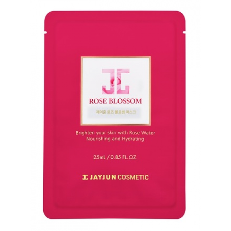Поживна тканинна маска для обличчя з гіалуроновою кислотою та алантоїном JayJun Rose Blossom Mask Поживна тканинна маска для обличчя з гіалуроновою кислотою та алантоїном JayJun Rose Blossom Mask