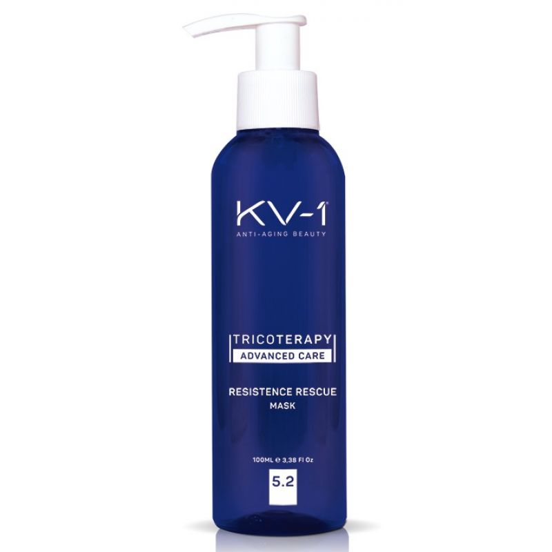 Ущільнююча маска рятувальна KV-1 Tricoterapy Resistance Rescue Mask 5.2, 100 мл Ущільнююча маска рятувальна KV-1 Tricoterapy Resistance Rescue Mask 5.2, 100 мл