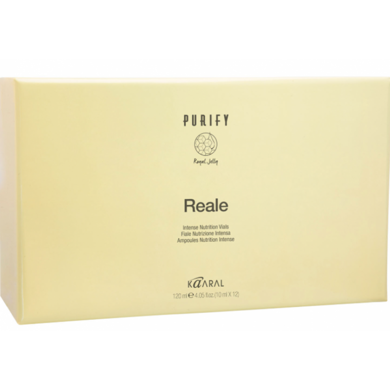 Інтенсивний лосьйон, що відновлює, з маточним молочком, алое віра і пантенолом Kaaral Purify Reale Intense Nutrition 12 мл*10 шт Інтенсивний лосьйон, що відновлює, з маточним молочком, алое віра і пантенолом Kaaral Purify Reale Intense Nutrition 12 мл*10 шт