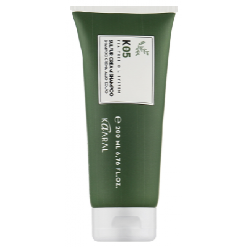 Спеціалізований трихологічний крем-шампунь на основі сірки К07 - Kaaral К05 Sulphur Cream Shampoo, 250 мл Спеціалізований трихологічний крем-шампунь на основі сірки К07 - Kaaral К05 Sulphur Cream Shampoo, 250 мл