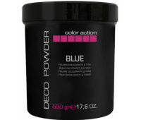 Освітлююча пудра без пилу до 9 тонів (блакитна) - Karibelly Color Action Deco Powder Blue 500 гр Освітлююча пудра без пилу до 9 тонів (блакитна) - Karibelly Color Action Deco Powder Blue 500 гр