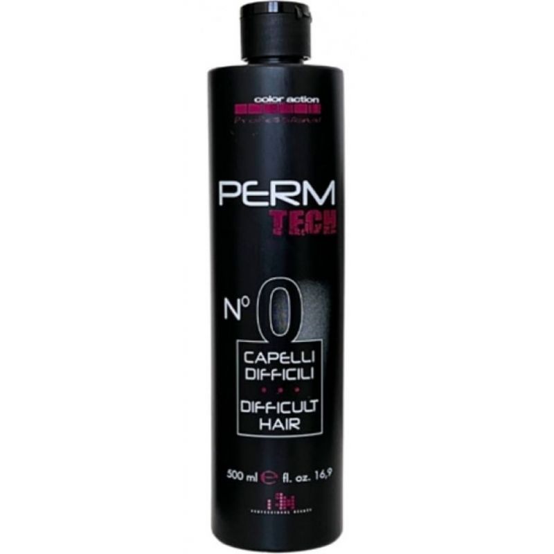 Завивка для жосткого волосся - Karibelly Color Action Perm Tech N. 0 500 мл Завивка для жосткого волосся - Karibelly Color Action Perm Tech N. 0 500 мл