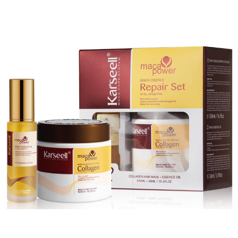 Відновлюючий набір з есенцією маки Karseell Maca Power Essence Repair Set Відновлюючий набір з есенцією маки Karseell Maca Power Essence Repair Set