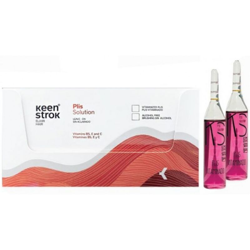 Вітамінний лосьйон з колагеном для зміцнення волосся KEEN STROK Plis Vitamin Solution 24*15 мл Вітамінний лосьйон з колагеном для зміцнення волосся KEEN STROK Plis Vitamin Solution 24*15 мл