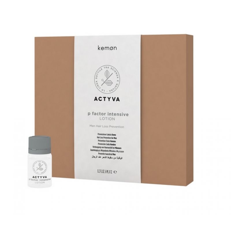 Лосьон для предотвращения выпадения волос у мужчин Kemon Actyva P Factor System Uomo, 12шт*6мл Лосьон для предотвращения выпадения волос у мужчин Kemon Actyva P Factor System Uomo, 12шт*6мл