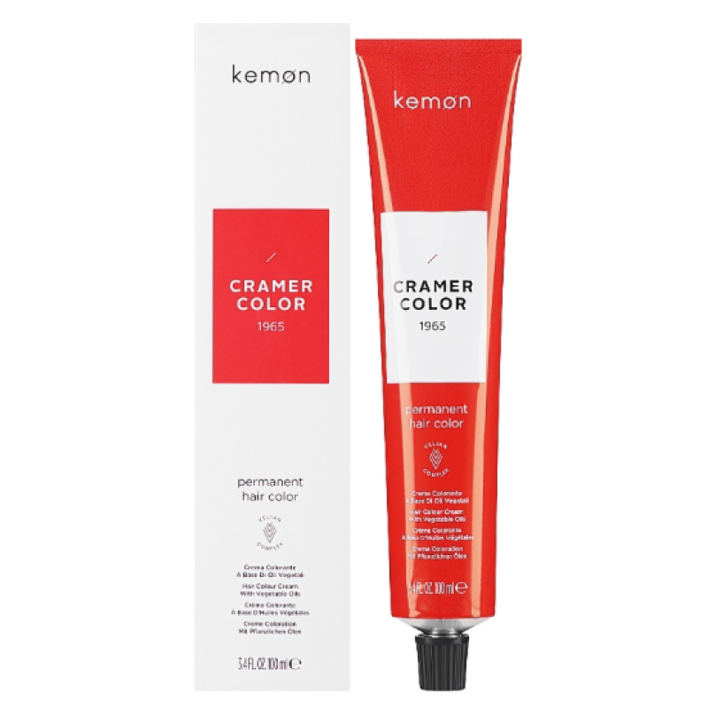 Стійка мікропігментна фарба на основі кокосової олії Kemon Cramer Color 100 мл Стійка мікропігментна фарба на основі кокосової олії Kemon Cramer Color 100 мл