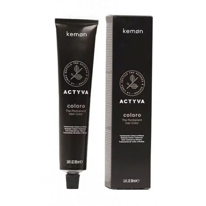 Стійка фарба для волосся з гранатовою та кокосовою олією Kemon Actyva Coloro Permanent 100 мл Стійка фарба для волосся з гранатовою та кокосовою олією Kemon Actyva Coloro Permanent 100 мл