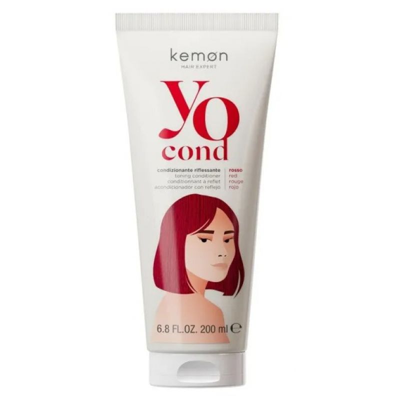 Тонуюча маска для волосся Червоний Kemon Yo Color System Yo Cond Rosso 200 мл Тонуюча маска для волосся Червоний Kemon Yo Color System Yo Cond Rosso 200 мл