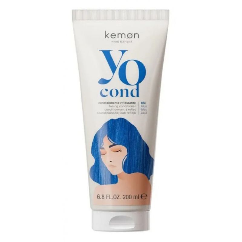 Тонуюча маска для волосся Синій Kemon Yo Color System Yo Cond Blu 200 мл Тонуюча маска для волосся Синій Kemon Yo Color System Yo Cond Blu 200 мл