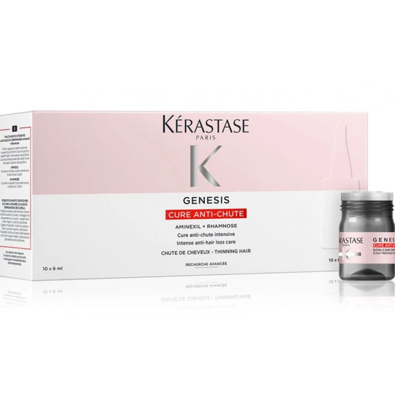 Інтенсивний засіб із амінексилом проти випадання волосся Kerastase Genesis Cure Anti - Chute Fortifiantes 10 Ampoules Інтенсивний засіб із амінексилом проти випадання волосся Kerastase Genesis Cure Anti - Chute Fortifiantes 10 Ampoules