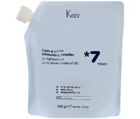Білий знебарвлюючий порошок до 7 тонів - Kezy Bleaching Powder 500 г