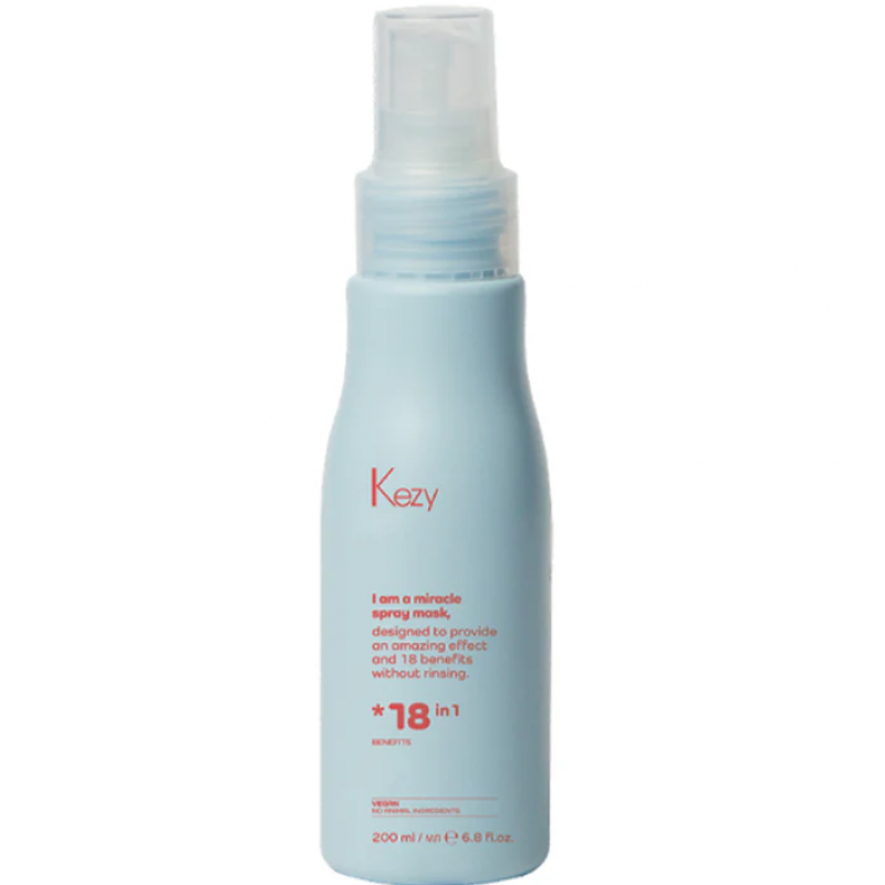 Спрей-маска 18 в 1 незмивна для волосся Kezy Miracle Spray Mask 18in1 200 мл Спрей-маска 18 в 1 незмивна для волосся Kezy Miracle Spray Mask 18in1 200 мл