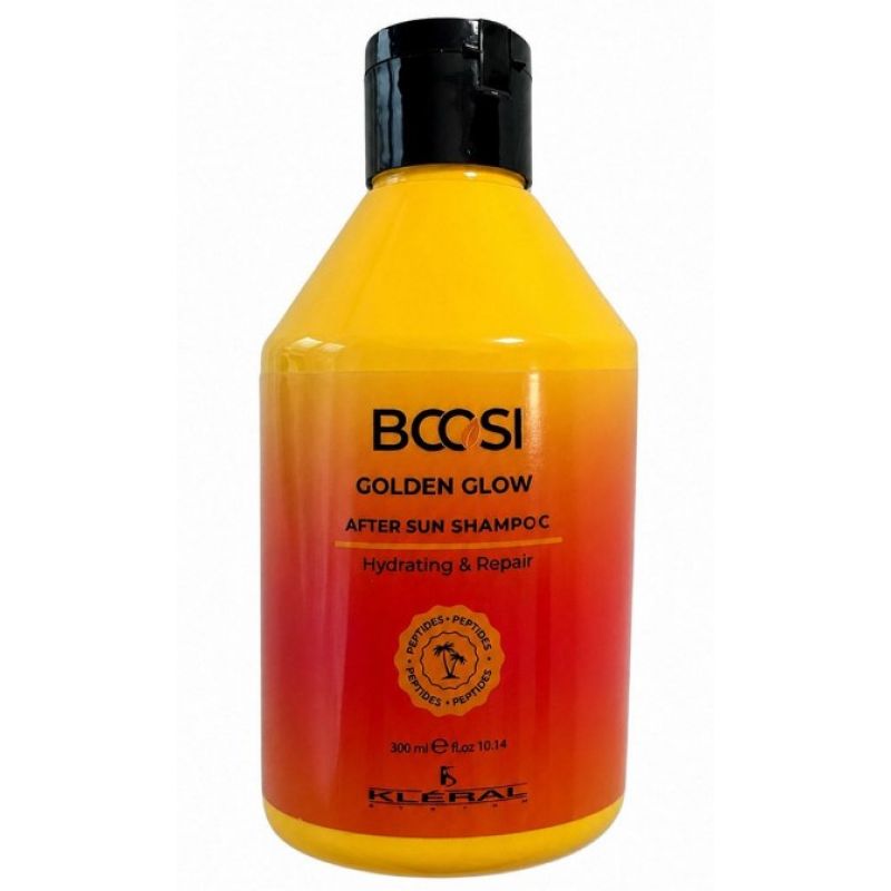 Шампунь для волосся після сонця Kleral System Bcosi Gold Glow After Sun Shampoo 300 мл Шампунь для волосся після сонця Kleral System Bcosi Gold Glow After Sun Shampoo 300 мл