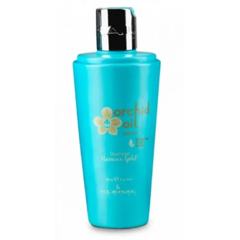 Безсульфатний зволожувальний шампунь з кератином Kleral System Orchid Oil Havane Gold Shampoo Безсульфатний зволожувальний шампунь з кератином Kleral System Orchid Oil Havane Gold Shampoo