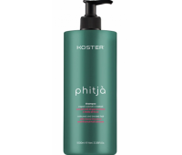 Шампунь для фарбованого та пошкодженного волосся - Koster Phitja' Shampoo with Horse Chestnut and Walnut Hull 1000 мл