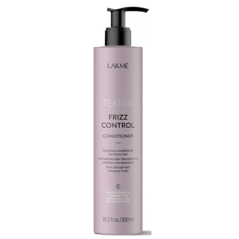 Кондиціонер, що вирівнює, для кучерявого волосся Lakme Teknia Frizz Control Conditioner, 300 мл Кондиціонер, що вирівнює, для кучерявого волосся Lakme Teknia Frizz Control Conditioner, 300 мл