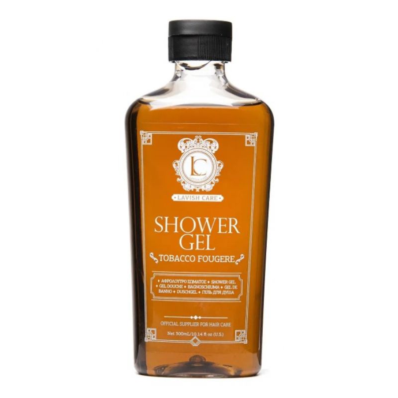 Гель для душу чоловічий з ароматом тютюну, шавлії та чорного перцю Lavish Care SHOWER GEL - TOBACCO FOUGERE 300 мл Гель для душу чоловічий з ароматом тютюну, шавлії та чорного перцю Lavish Care SHOWER GEL - TOBACCO FOUGERE 300 мл