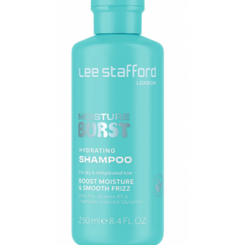 Безсульфатний зволожуючий шампунь для волосся - Lee Stafford Moisture Burst Hydrating Shampoo 250 мл Безсульфатний зволожуючий шампунь для волосся - Lee Stafford Moisture Burst Hydrating Shampoo 250 мл