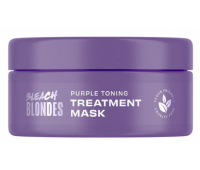 Маска для нейтралізації жовтизни освітленого волосся Lee Stafford Bleach Blondes Purple Toning Treatment Mask 200 мл