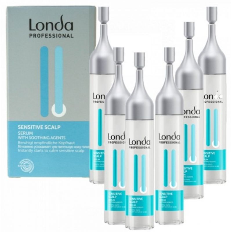 Сироватка для чутливої шкіри голови LONDA Sensitive Scalp Serum, 6 шт по 10 мл Сироватка для чутливої шкіри голови LONDA Sensitive Scalp Serum, 6 шт по 10 мл