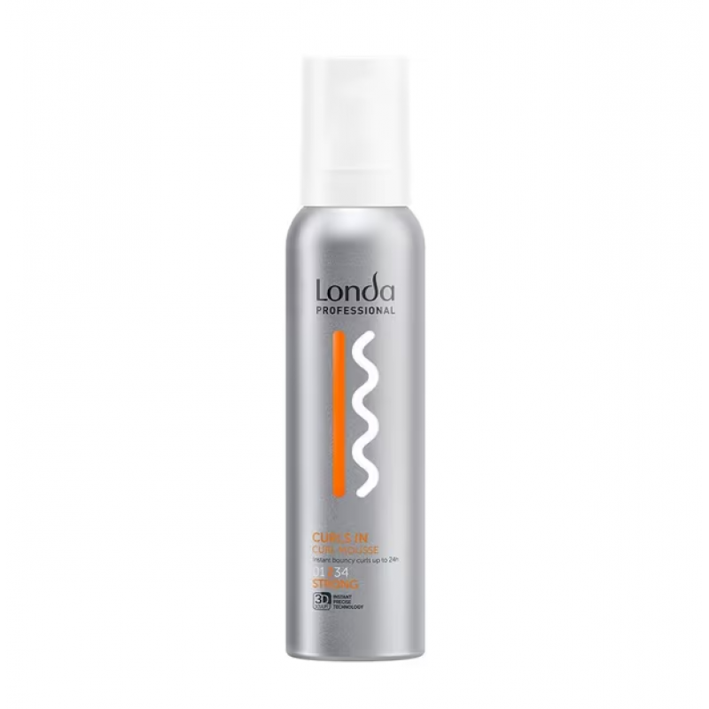 Мус для завитків сильної фіксації LONDA Curls In Curl Mousse, 200 мл Мус для завитків сильної фіксації LONDA Curls In Curl Mousse, 200 мл