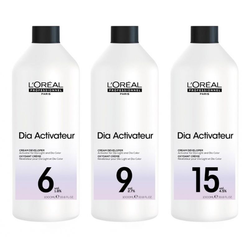 Проявник DIActivateur для фарби LOREAL Diarichesse, DIA Richesse Hi-Visibility та DIA Light 1,8%, 2,7%, 4,5% Проявник DIActivateur для фарби LOREAL Diarichesse, DIA Richesse Hi-Visibility та DIA Light 1,8%, 2,7%, 4,5%