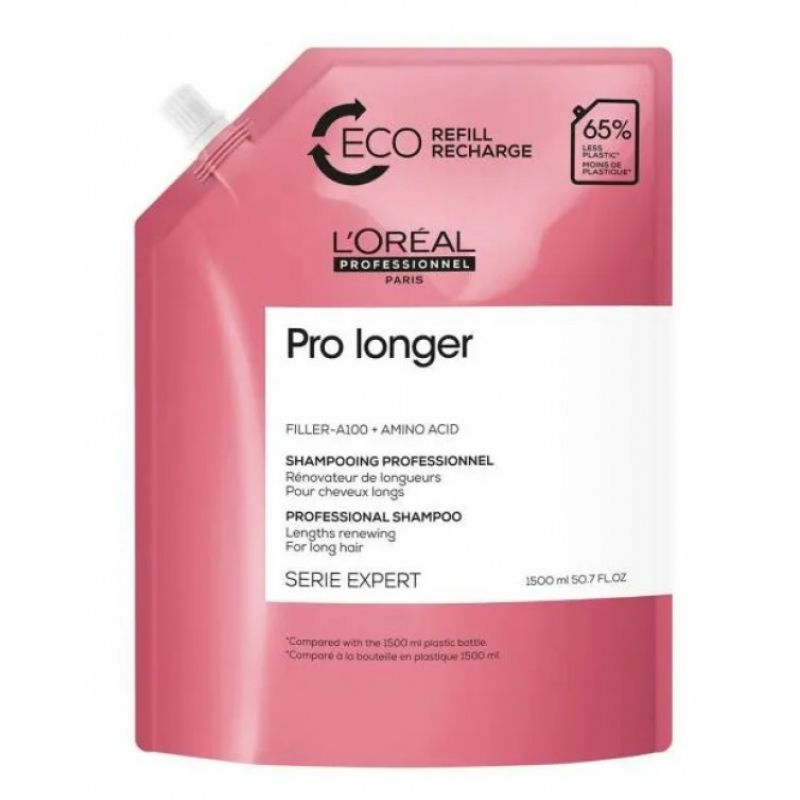Шампунь для відновлення волосся по довжині РЕФІЛ L'Oreal Professional Serie Expert Pro Longer Refil 500 мл Шампунь для відновлення волосся по довжині РЕФІЛ L'Oreal Professional Serie Expert Pro Longer Refil 500 мл