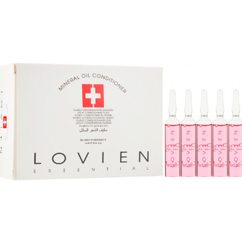 Ампули-кондиціонер для волосся з мінеральною олією Lovien Essential Mineral Oil Conditioner 10*10 мл Ампули-кондиціонер для волосся з мінеральною олією Lovien Essential Mineral Oil Conditioner 10*10 мл